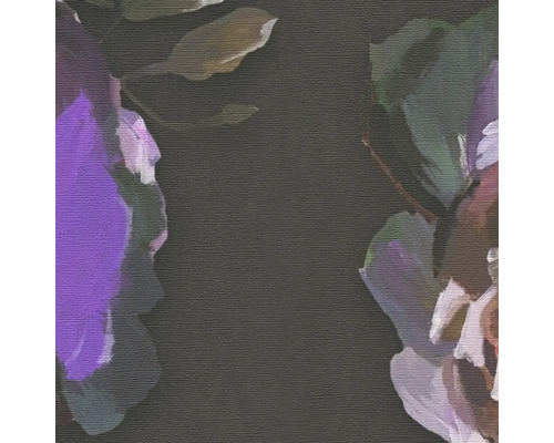 Close-up van een behangpatroon met bloemmotief