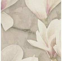 Behang met bloemmotief