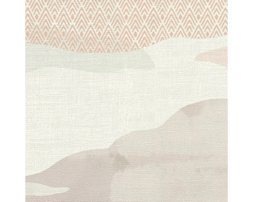 Behang met geometrische patronen en lichte textuur