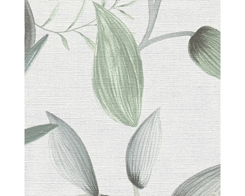 Behang met bladerpatroon