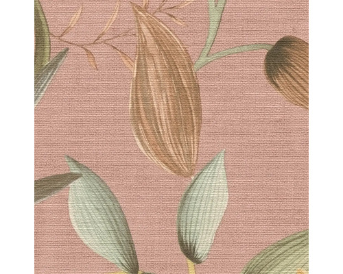 Behang met bloemmotief