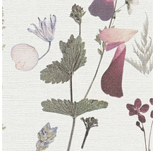 Behang met plantenmotief