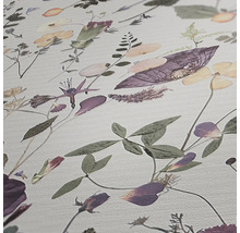 Behang met bloemmotief in subtiele kleuren