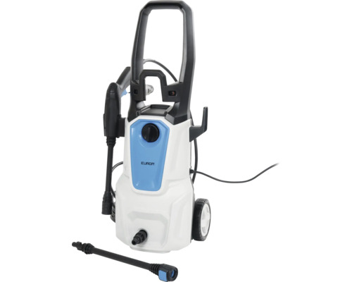 Hogedrukreiniger met wielen en spuitpistool