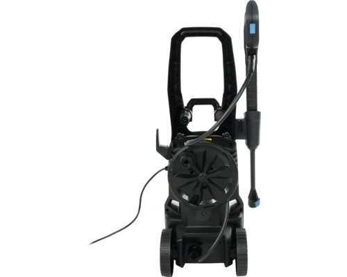Hogedrukreiniger met wielen en handgreep