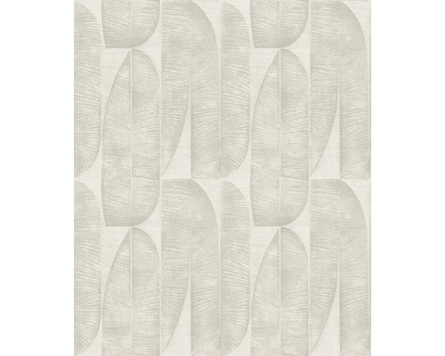 Behang met geometrisch halfcirkel- en lijnenpatroon