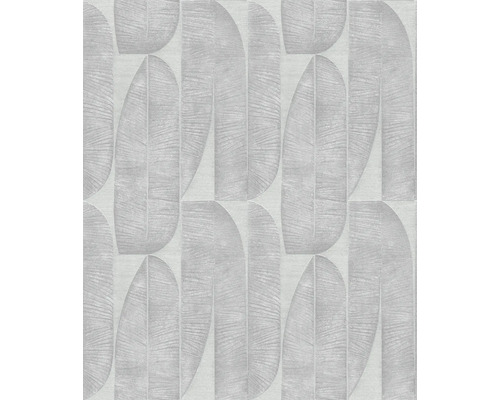 Behang met geometrisch patroon van halve cirkelvormen