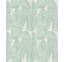 Behang met abstract bladmotief