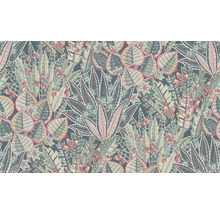 Detail van een behang met jungle motieven