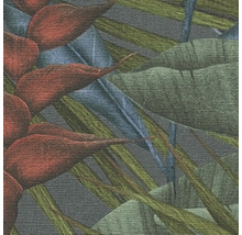 Behang met plantenmotief