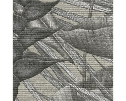 Close-up van een behang met plantenmotief