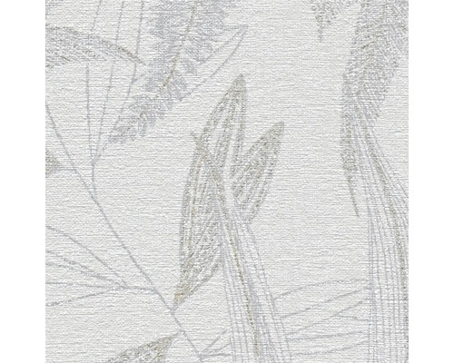 Close-up van een behang met een plantenmotief