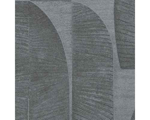 Behang met grafisch patroon van bogen en rechthoeken