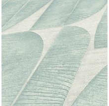 Behang met abstract bladmotief