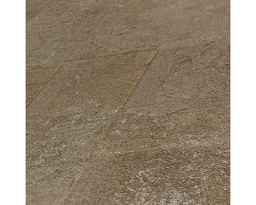 Close-up van geïnstalleerde vinylvloerplanken met steenmotief