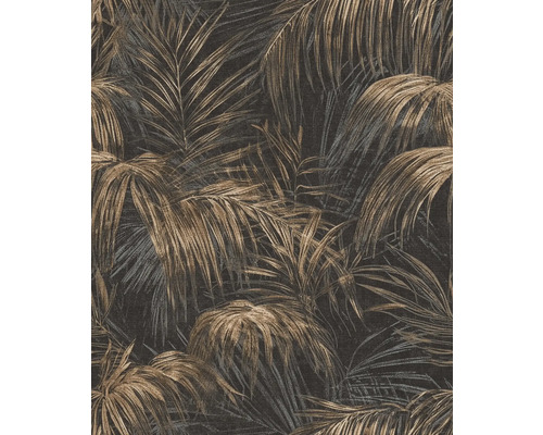 Behang met palmenbladmotief