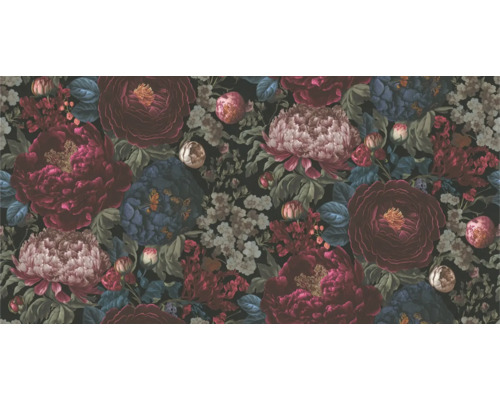 Behang met bloemenmotief