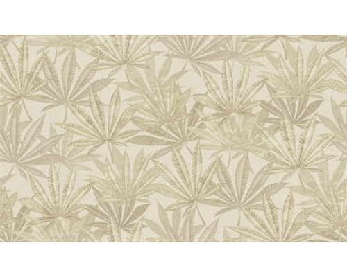 Behang met bladerpatroon