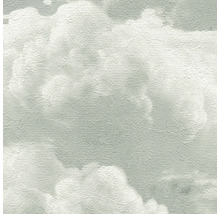 Behang met wolkenmotief