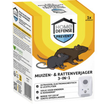 Home Defense muizen- en rattenverjager 3-in-1 verpakking