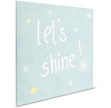 Schilderij canvas Let's shine 30x30 cm