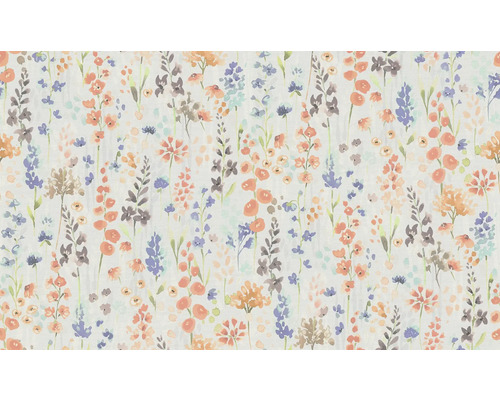 Behang met bloemmotief