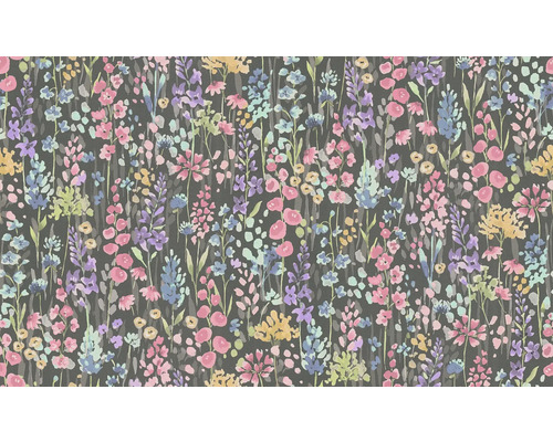 Behang met bloemmotief