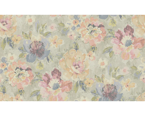 Behang met bloemenmotief