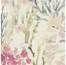 Behang met bloemen- en takkenmotief