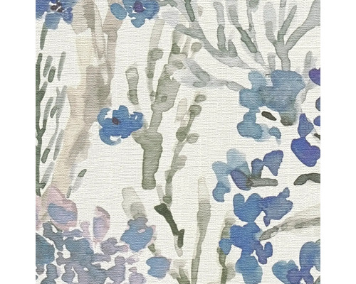 Close-up van een behang met bloemmotief