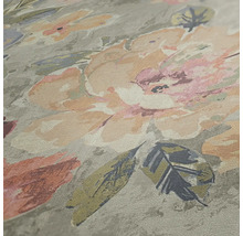 Close-up van een behang met bloemenmotief