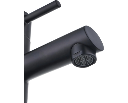 Zwarte wastafelkraan