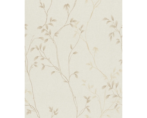 Behang met bladerpatroon