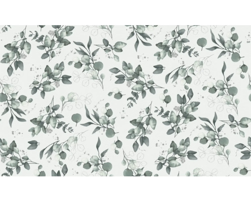 Behang met eucalyptuspatroon