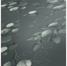 Close-up van een behang met eucalyptuspatroon