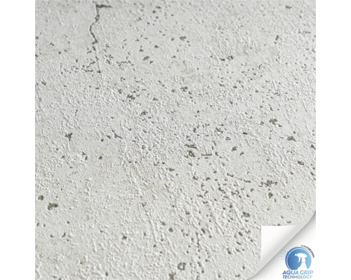 Close-up van een structuurbehang met betonlook