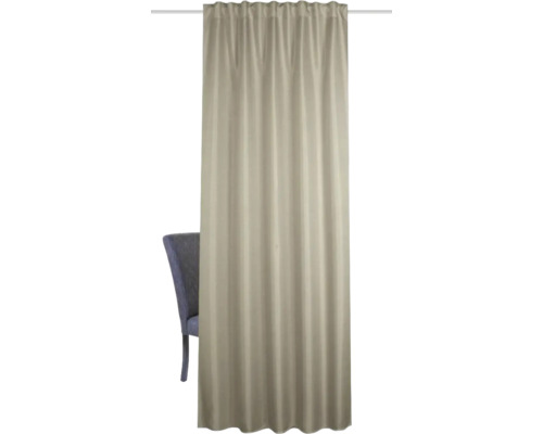 Gordijn van stof met plooihaken