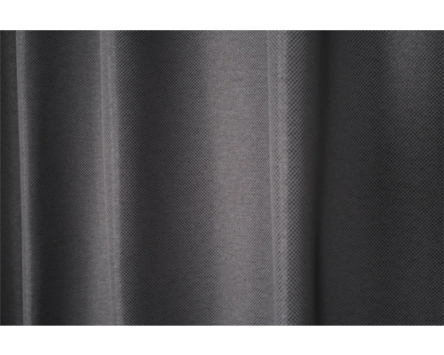 Grijs stoffen gordijn met textuur