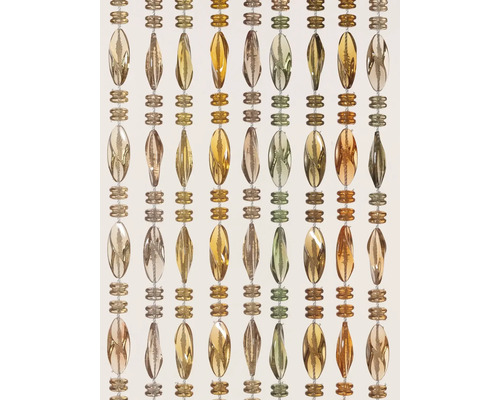 Decoratief kralengordijn met patroon