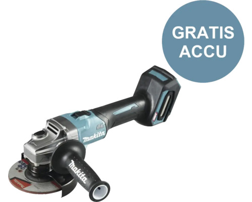 MAKITA Accu haakse slijper elektrische rem XGT GA005GZ (**gratis accu**)