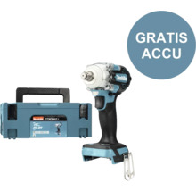 Makita slagschroevendraaier met gereedschapskoffer en gratis accu