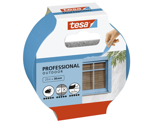 Tesa Professional Outdoor afplakband 25 meter maal 38 millimeter