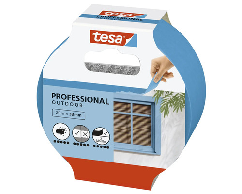 Tesa Professional Outdoor schilderstape 25 meter maal 38 millimeter