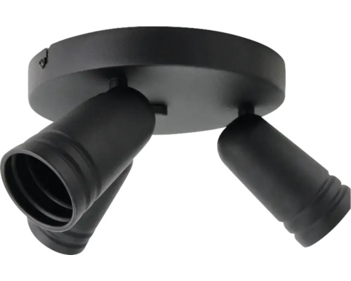 Plafondlamp met drie spots voor flexibele lichtrichting
