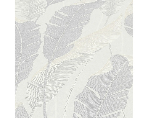Behang met bladerpatroon