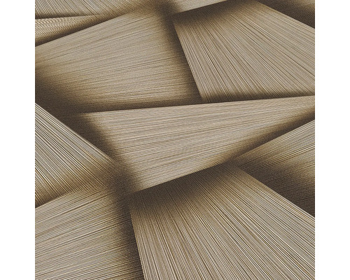 Close-up van een behang met een geometrisch lijnenpatroon