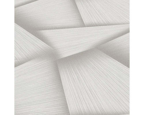 Close-up van een gestructureerd behang met geometrisch patroon