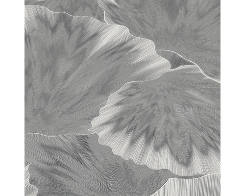 Close-up van een gestructureerd behang met bloemmotief