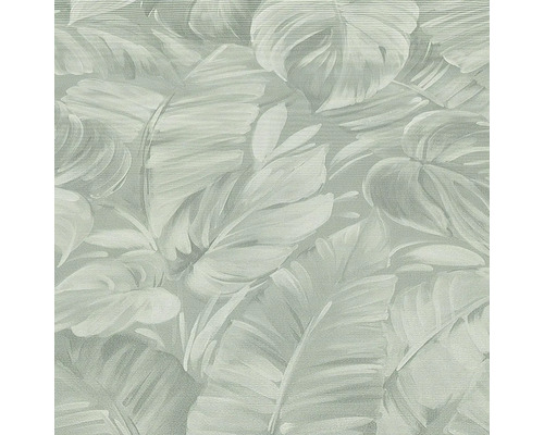 Behang met bladmotief