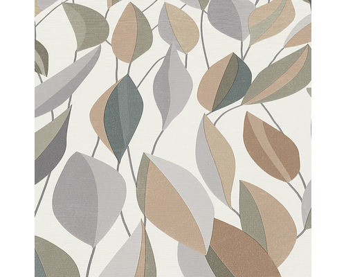Behang met bladerpatroon